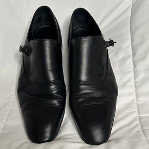Louis Vuitton Black Leather Oxfords